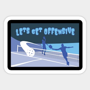 Lets get offensive Sticker